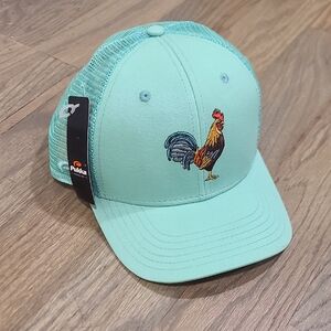 Kids Rooster Cap - Mint Green